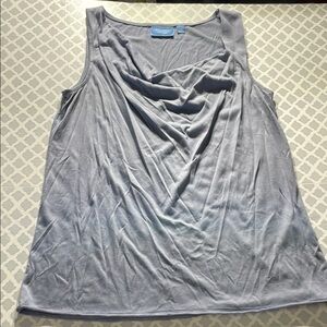 Women's Sleeveless Top in Light Blue Gray